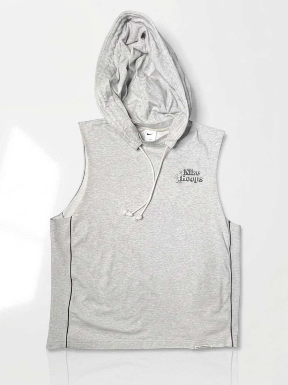 Nike Hoops Dri-FIT Sleeveless Hoodie Heather Grey (M)